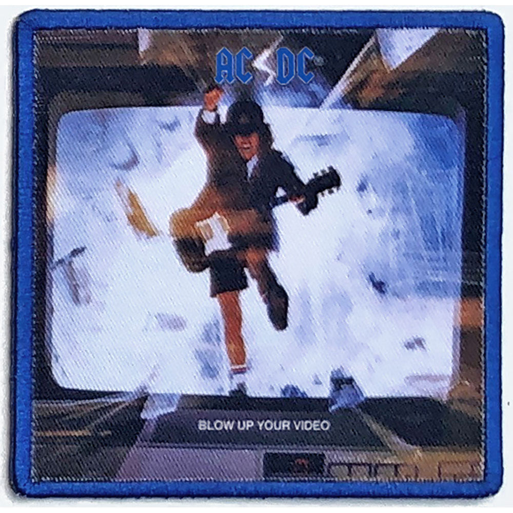 AC/DC Blow Up Your Video Woven Patch Front