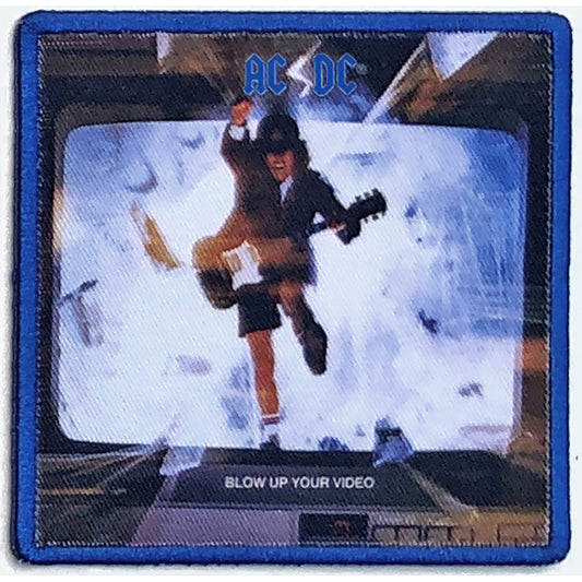 AC/DC Blow Up Your Video Woven Patch Front