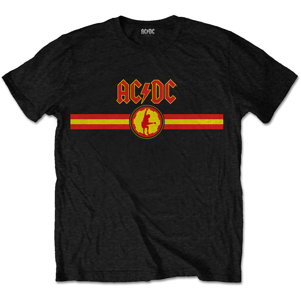 AC/DC Logo & Stripe T-shirt Front