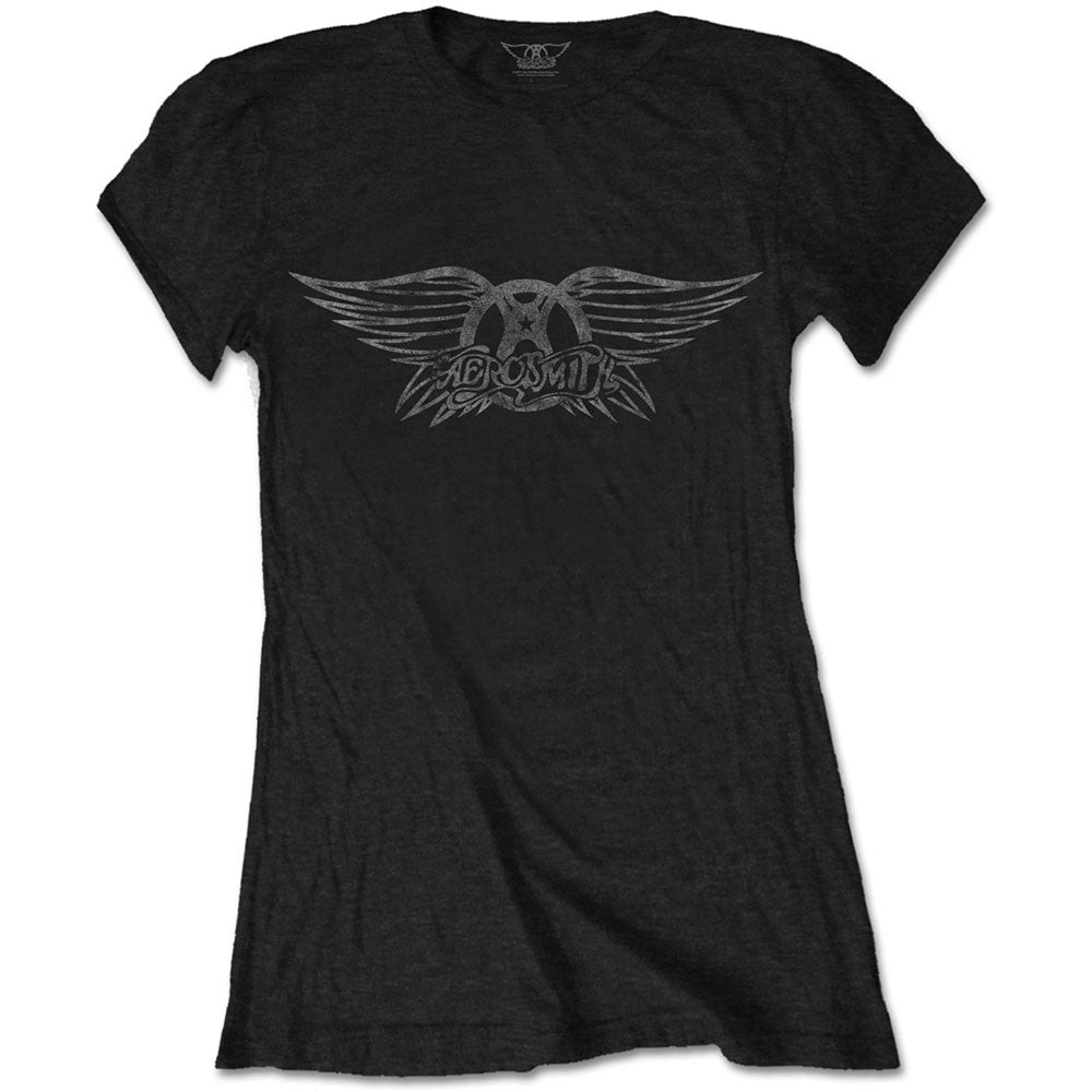 Aerosmith Vintage Logo Junior Top Front
