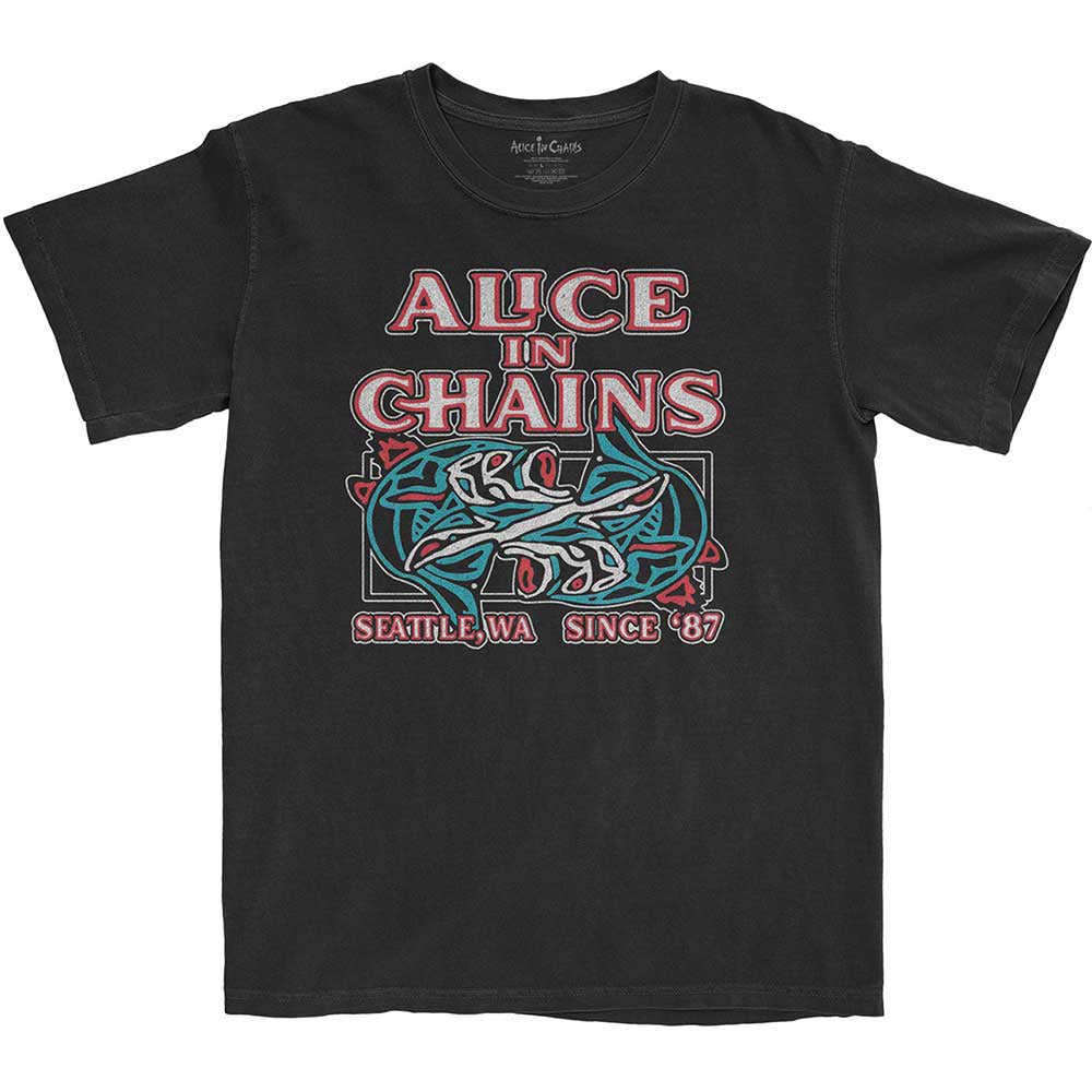 Alice In Chains Totem Fish T-shirt Front