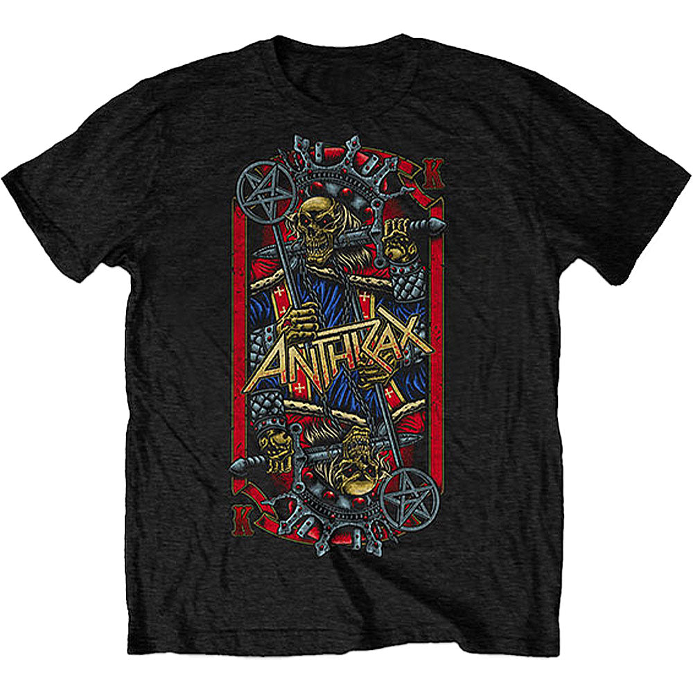 Anthrax Evil King World Tour 2018 T-shirt Front