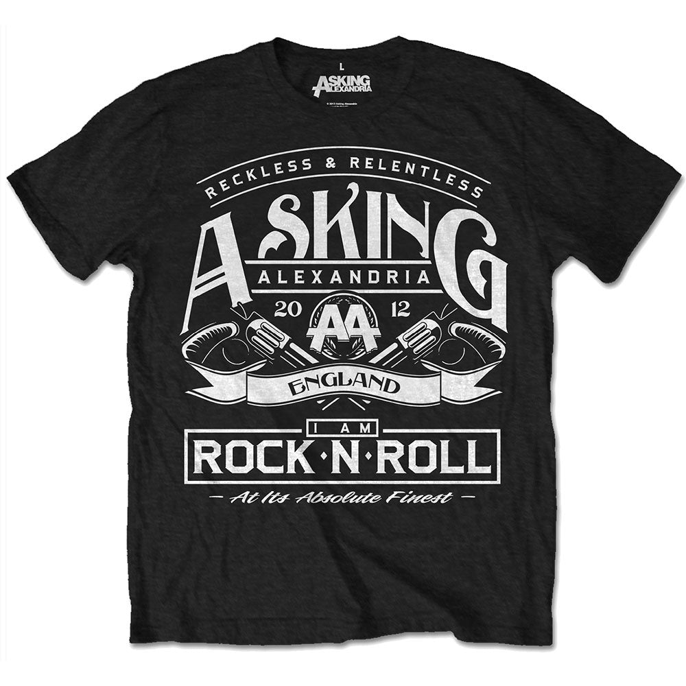 Asking Alexandria Rock N' Roll T-shirt Front