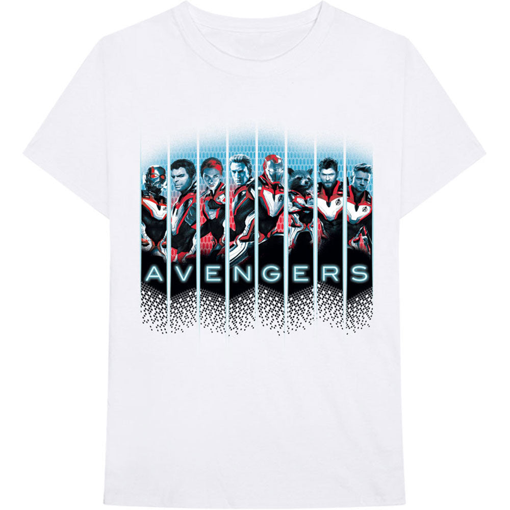Marvel Comics Avengers Portraits T-shirt Front