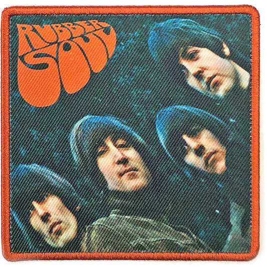 Beatles Rubber Soul Album Cover Woven Patch Front