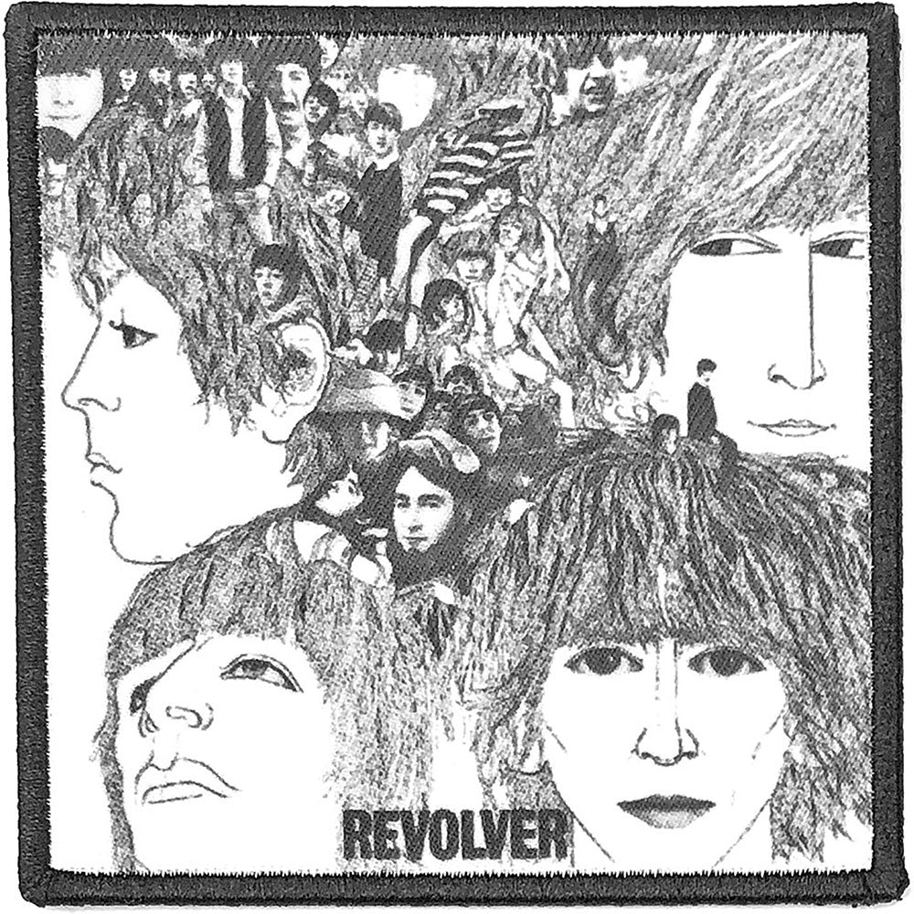 Beatles Revolver Album Cover Woven Patch Front