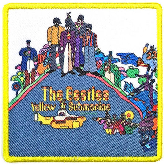 Beatles Yellow Submarine Album Cover Woven Patch Front