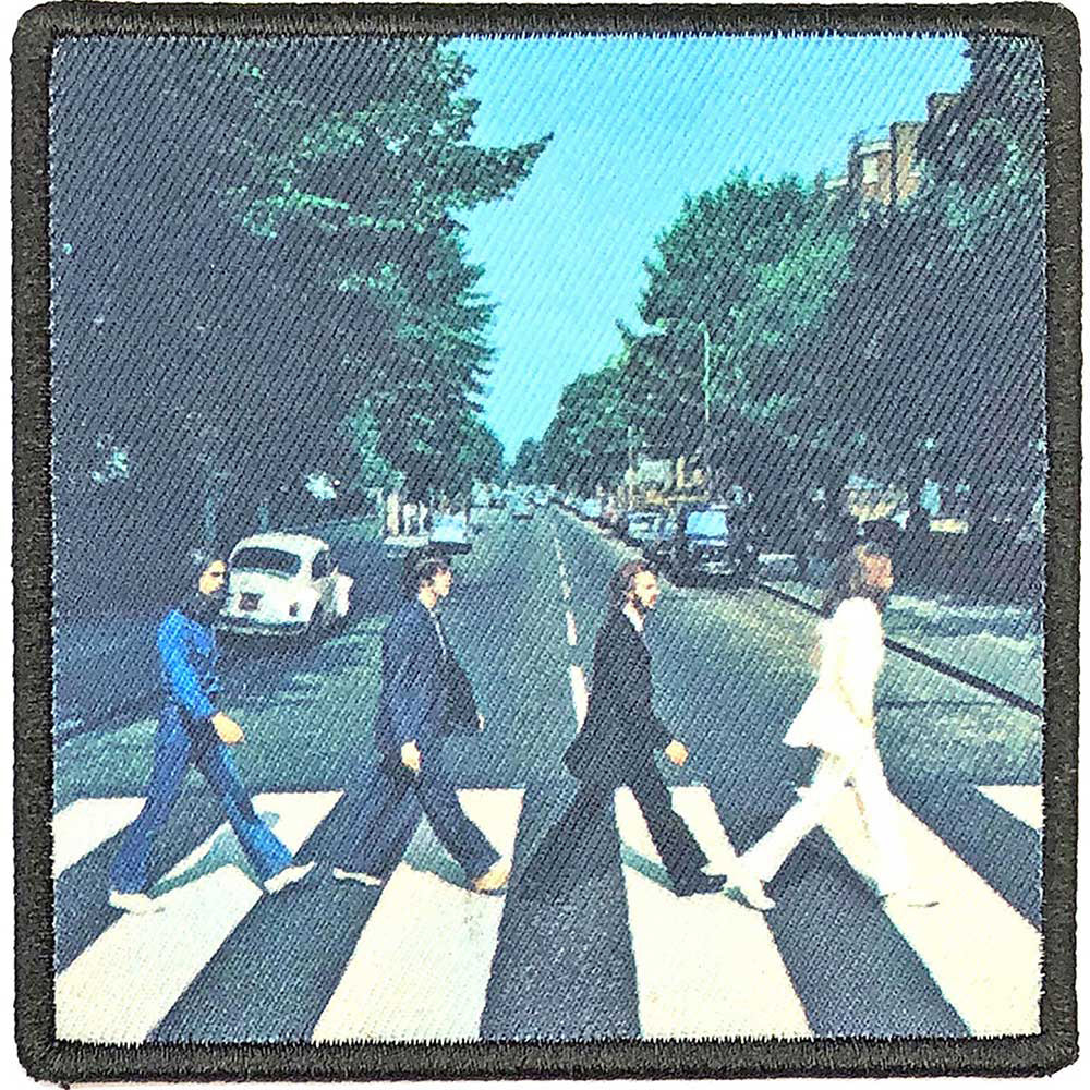 Beatles Abbey Road Album Cover Woven Patch Front