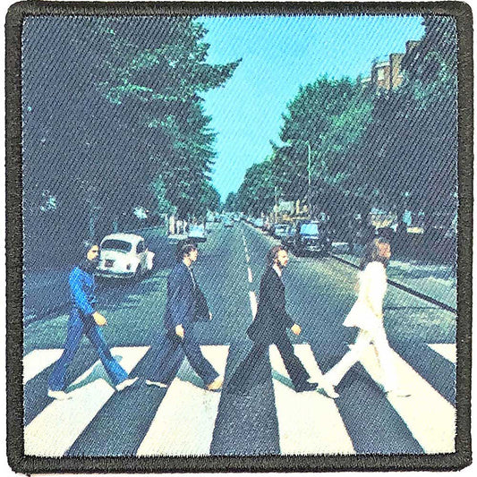 Beatles Abbey Road Album Cover Woven Patch Front