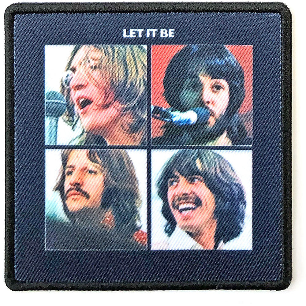 Beatles Let It Be Album Cover Woven Patch Front