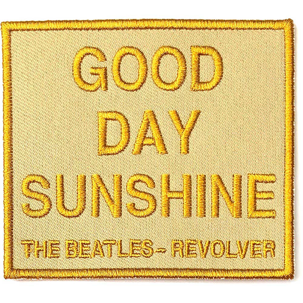 Beatles Good Day Sunshine Woven Patch Front