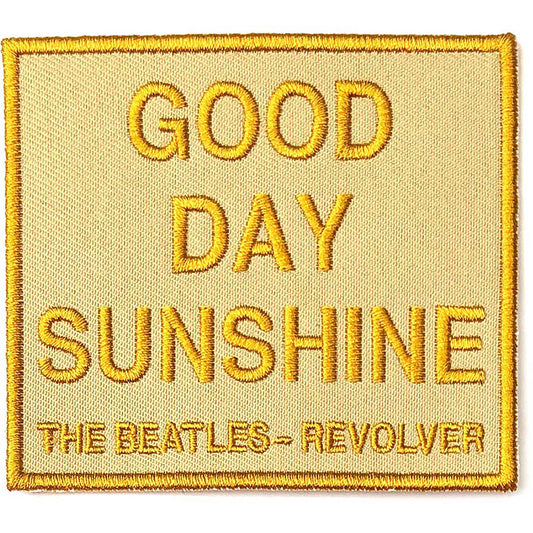 Beatles Good Day Sunshine Woven Patch Front