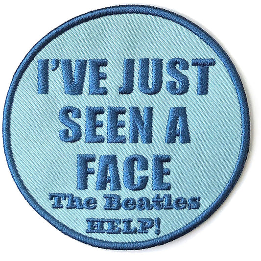 Beatles I've Just Seen A Face Woven Patch Front