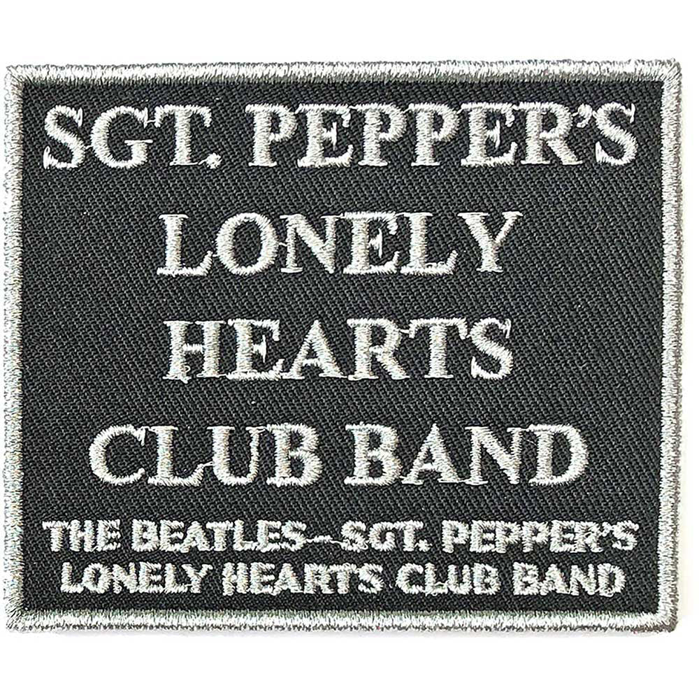 Beatles Sgt. Pepper's�.black Woven Patch Front