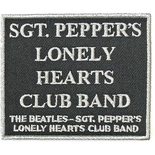 Beatles Sgt. Pepper's�.black Woven Patch Front