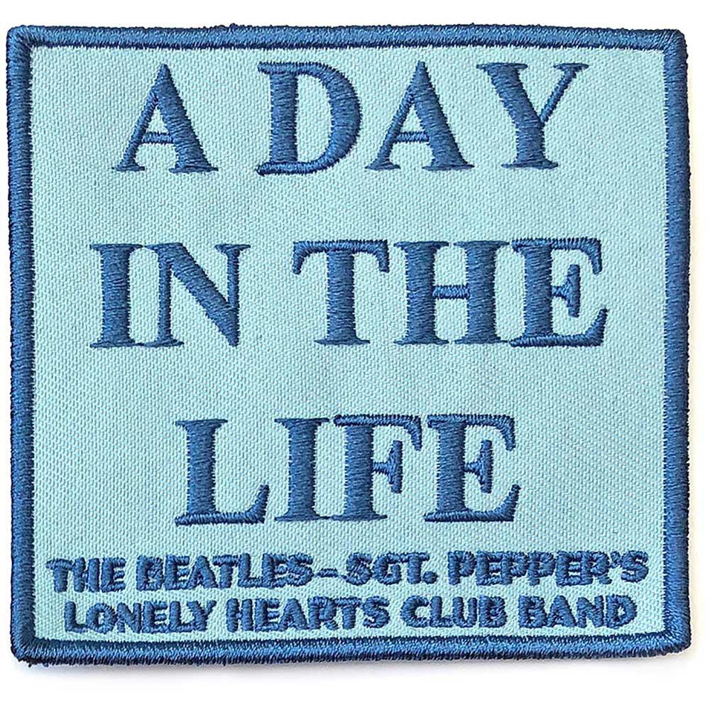Beatles A Day In The Life Woven Patch Front