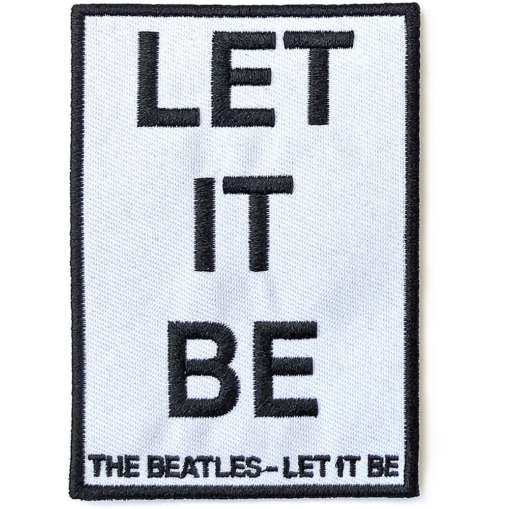 Beatles Let It Be Woven Patch Front