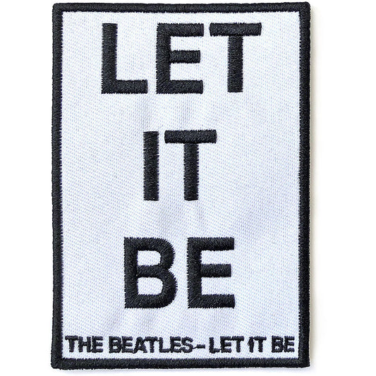 Beatles Let It Be Woven Patch Front