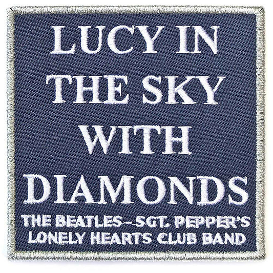 Beatles Lucy In The Sky With Diamonds Woven Patch Front