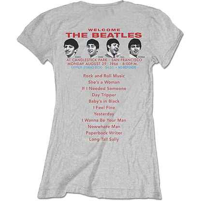 Beatles Candlestick Park Junior Top Back