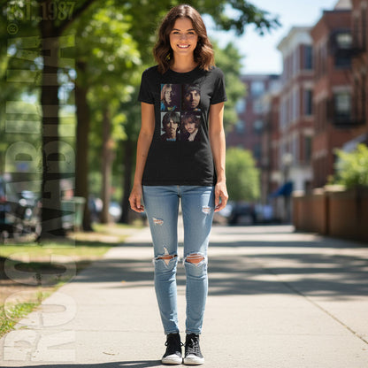 White Album Faces Junior Top