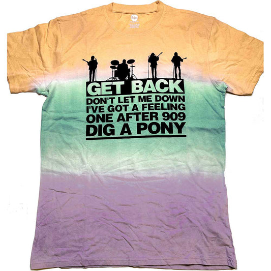 Beatles Get Back Gradient T-shirt Front