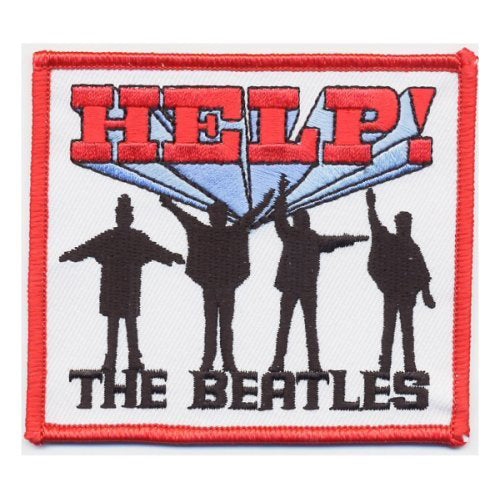Beatles Help! Woven Patch Front