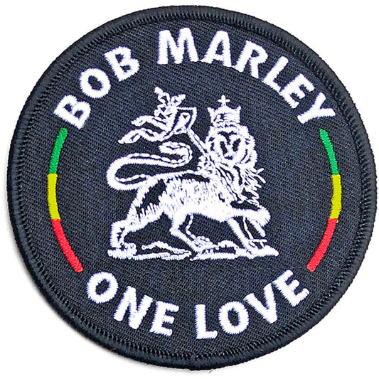 Bob Marley Lion Woven Patch Front