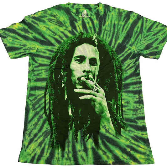 Bob Marley Smoke T-shirt Front