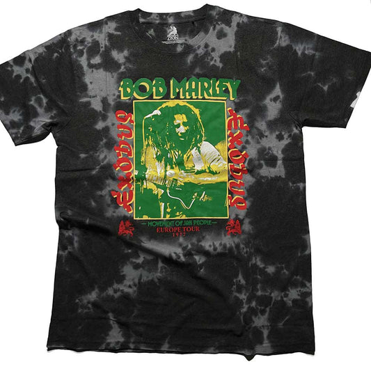 Bob Marley Exodus Tie-dye T-shirt Front