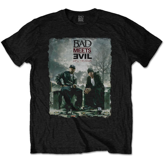 Bad Meets Evil Burnt T-shirt Front