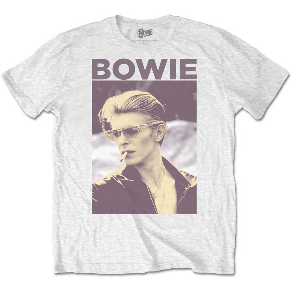 David Bowie Smoking T-shirt Front