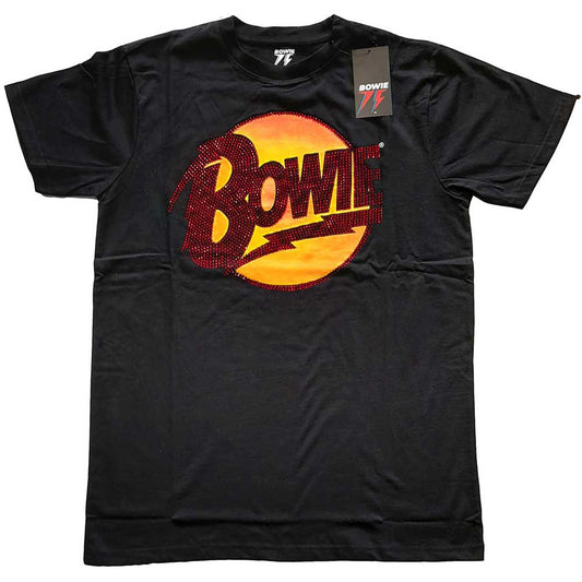 David Bowie Diamond Dogs Logo T-shirt Front