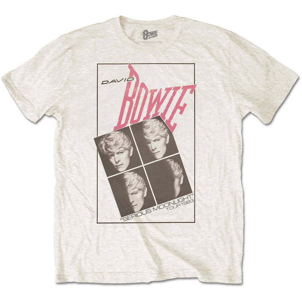 David Bowie Serious Moonlight T-shirt Front