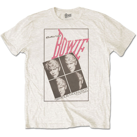 David Bowie Serious Moonlight T-shirt Front