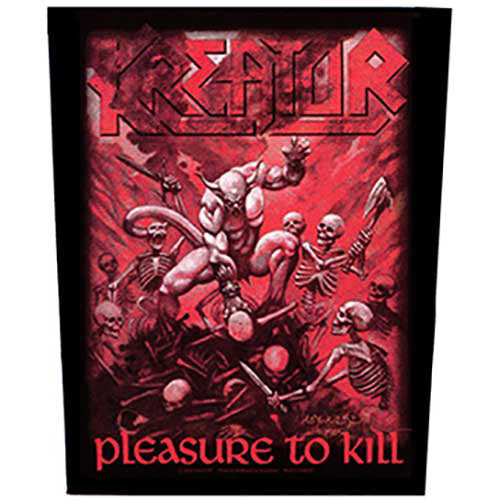 Kreator Pleasure To Kill Back Patch Front