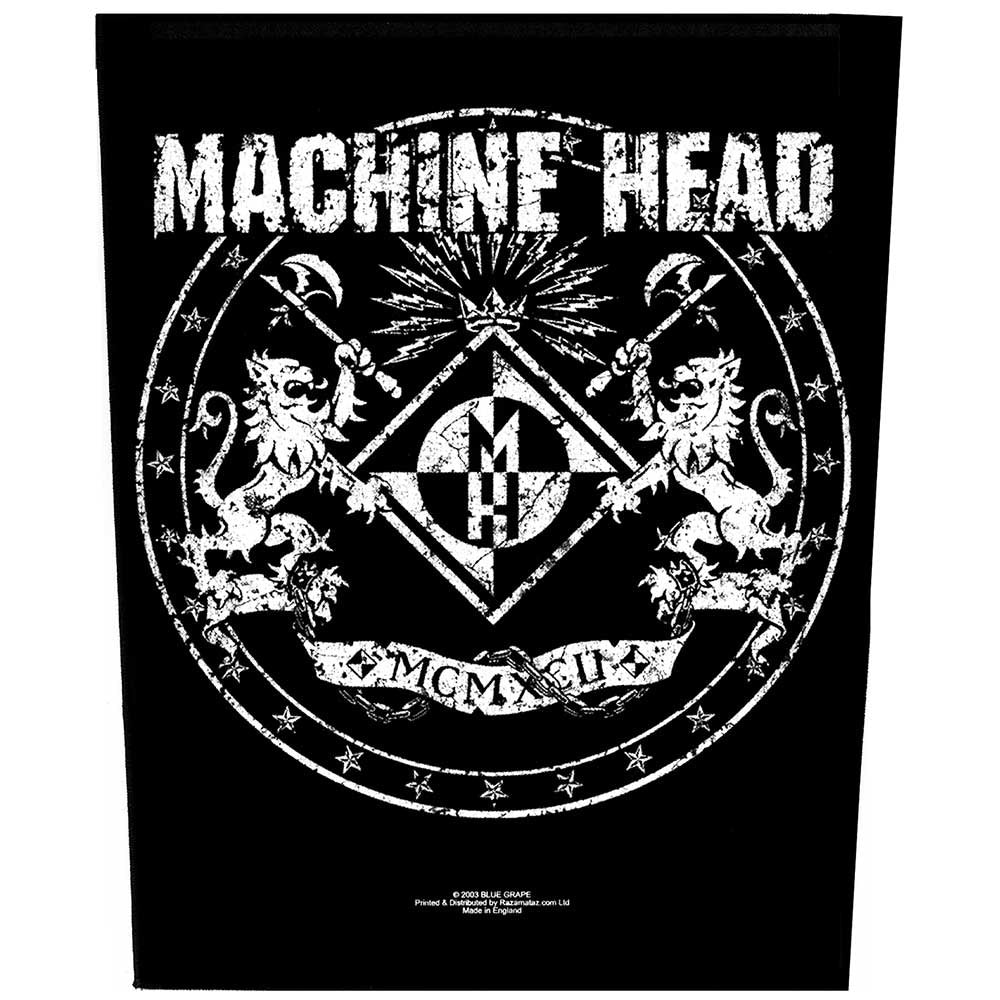 Machine Head Crest Back Patch Front