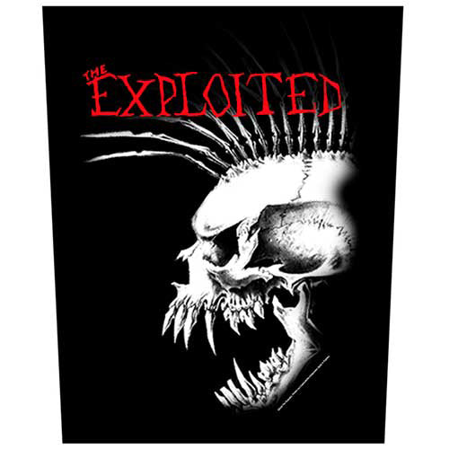 Exploited Bastard Skull Back Patch Front