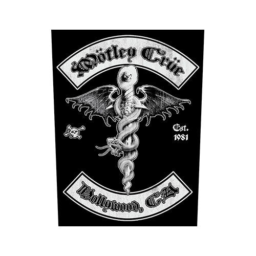 Motley Crue Hollywood Back Patch Front