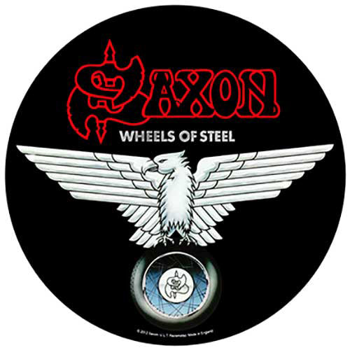 Saxon Wheels Of Steel Back Patch Front