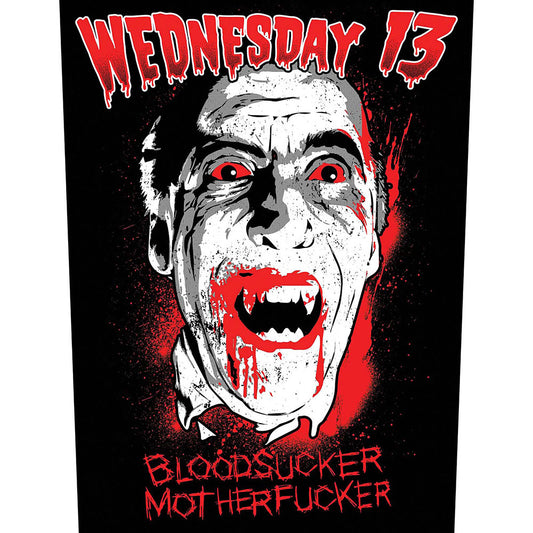 Wednesday 13 Bloodsucker Back Patch Front