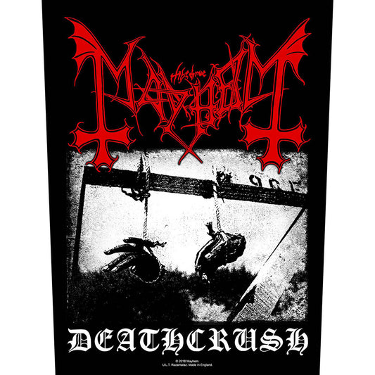 Mayhem Deathcrush Back Patch Front
