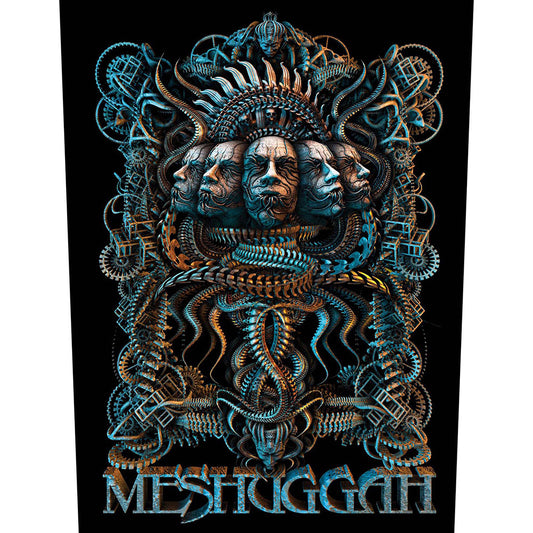 Meshuggah 5 Faces Back Patch Front