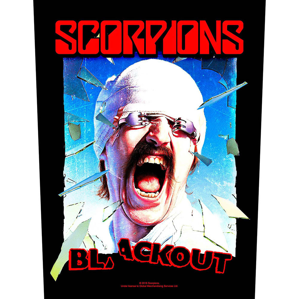 Scorpions Blackout Back Patch Front
