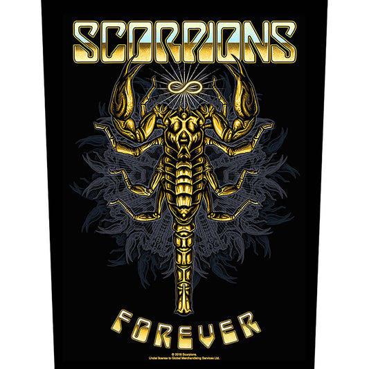 Scorpions Forever Back Patch Front