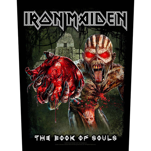 Iron Maiden Eddie's Heart Back Patch Front