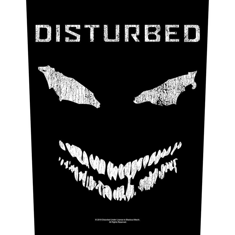 Disturbed Face Back Patch Front