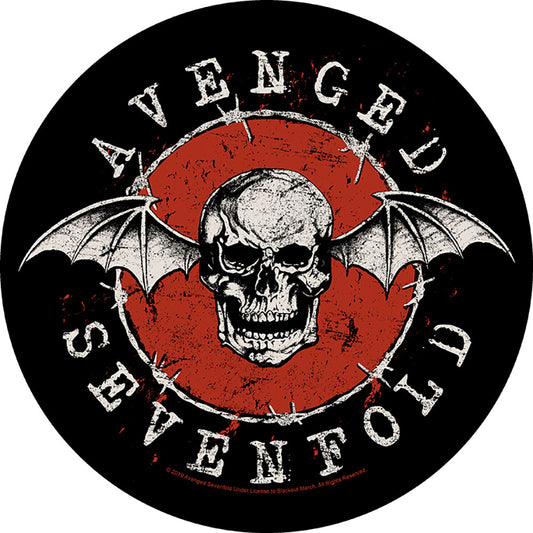 Avenged Sevenfold Distressed Skull Back Patch Front