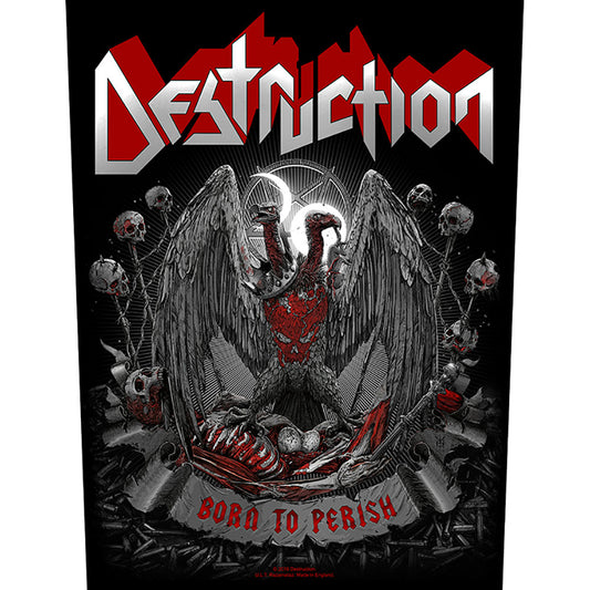 Destruction Born To Perish Back Patch Front