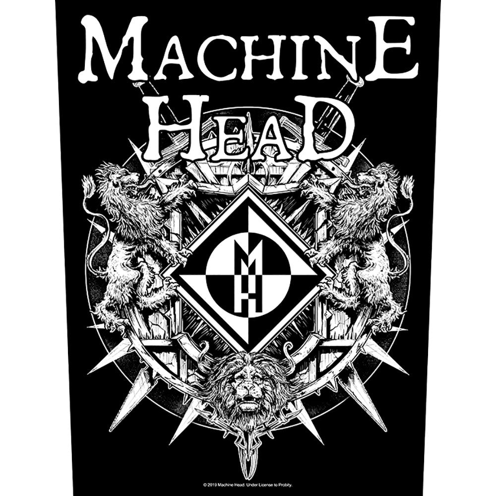 Machine Head Crest Back Patch Front